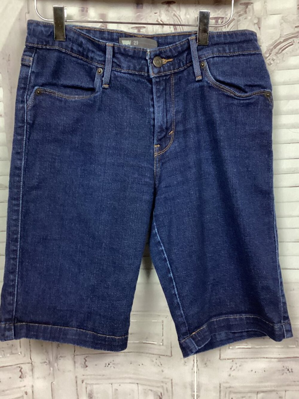 Levi's Blue Jean Shorts Bermuda 29